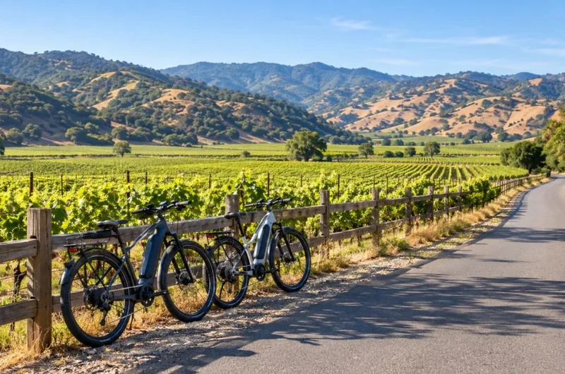 Guided Winery E-Bike Tour from Yountville
